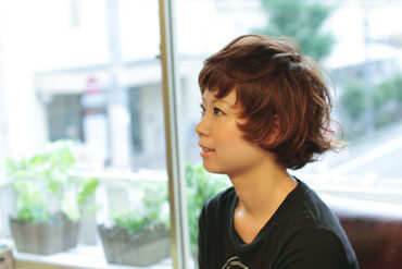 ピンク系のカラーにマッシュなラインでかわいらしく☆　hair,make,photo_komako