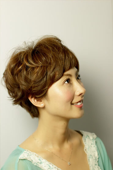 ベージュ系のカラーでキュートなイメージに☆　hair,make,photo_jiyume